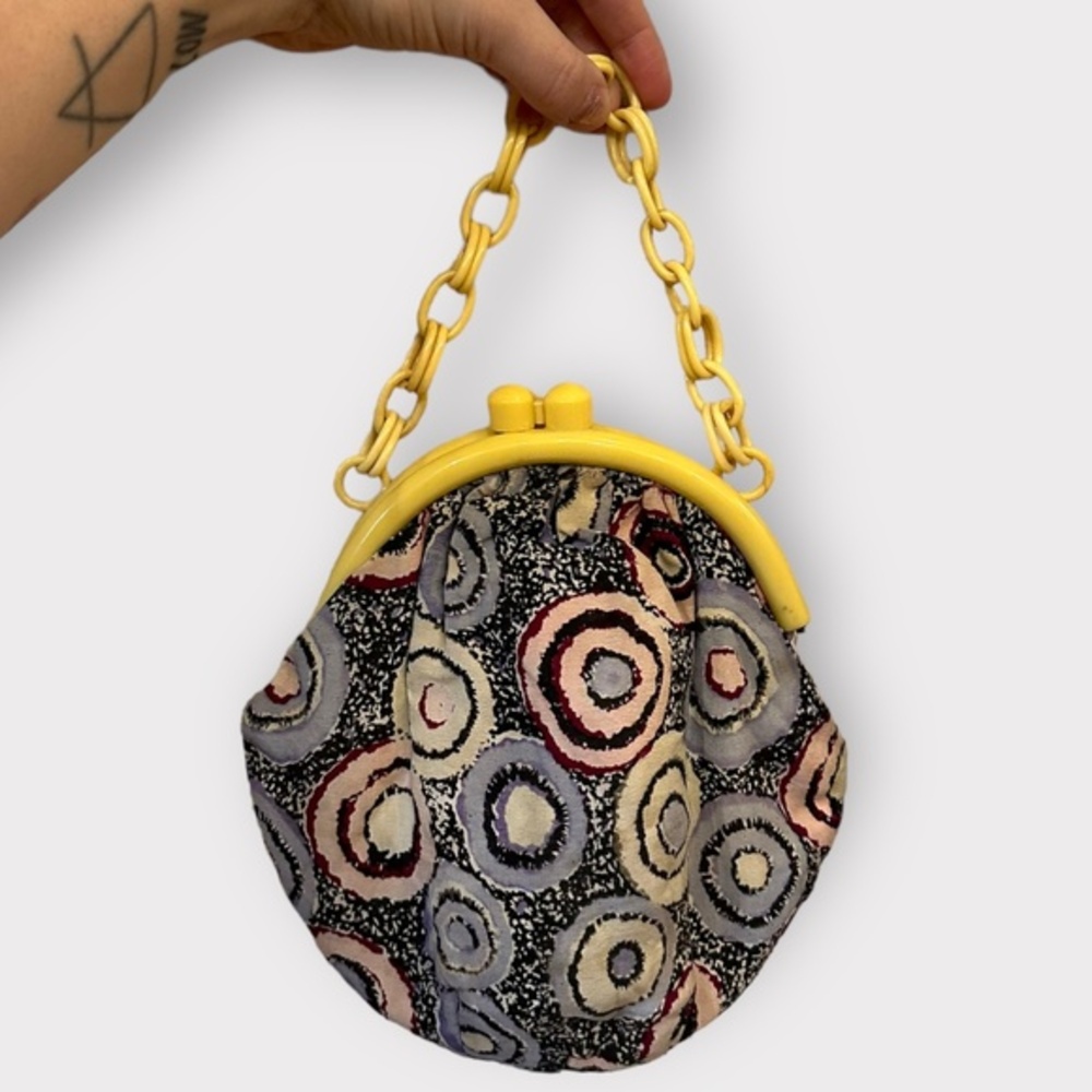1950’s Silk Purse with plastic frame